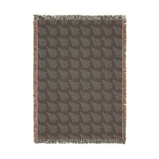 Xmas Bone Tree Woven Blanket