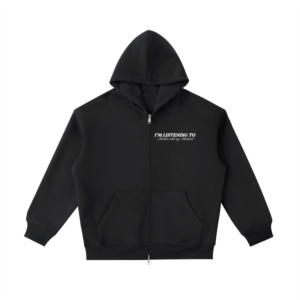 Fingerprint Zip Up Hoodie
