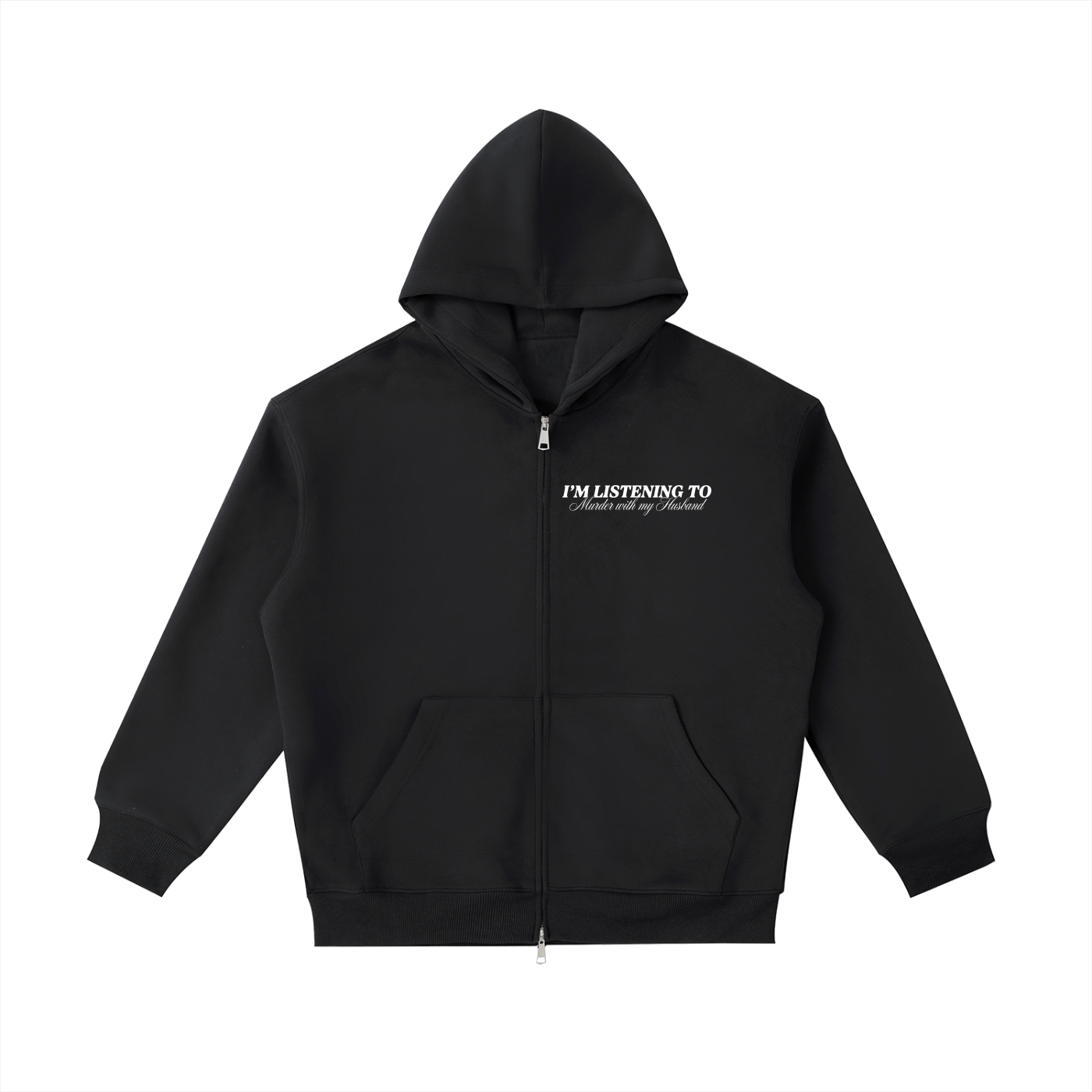 Fingerprint Zip Up Hoodie
