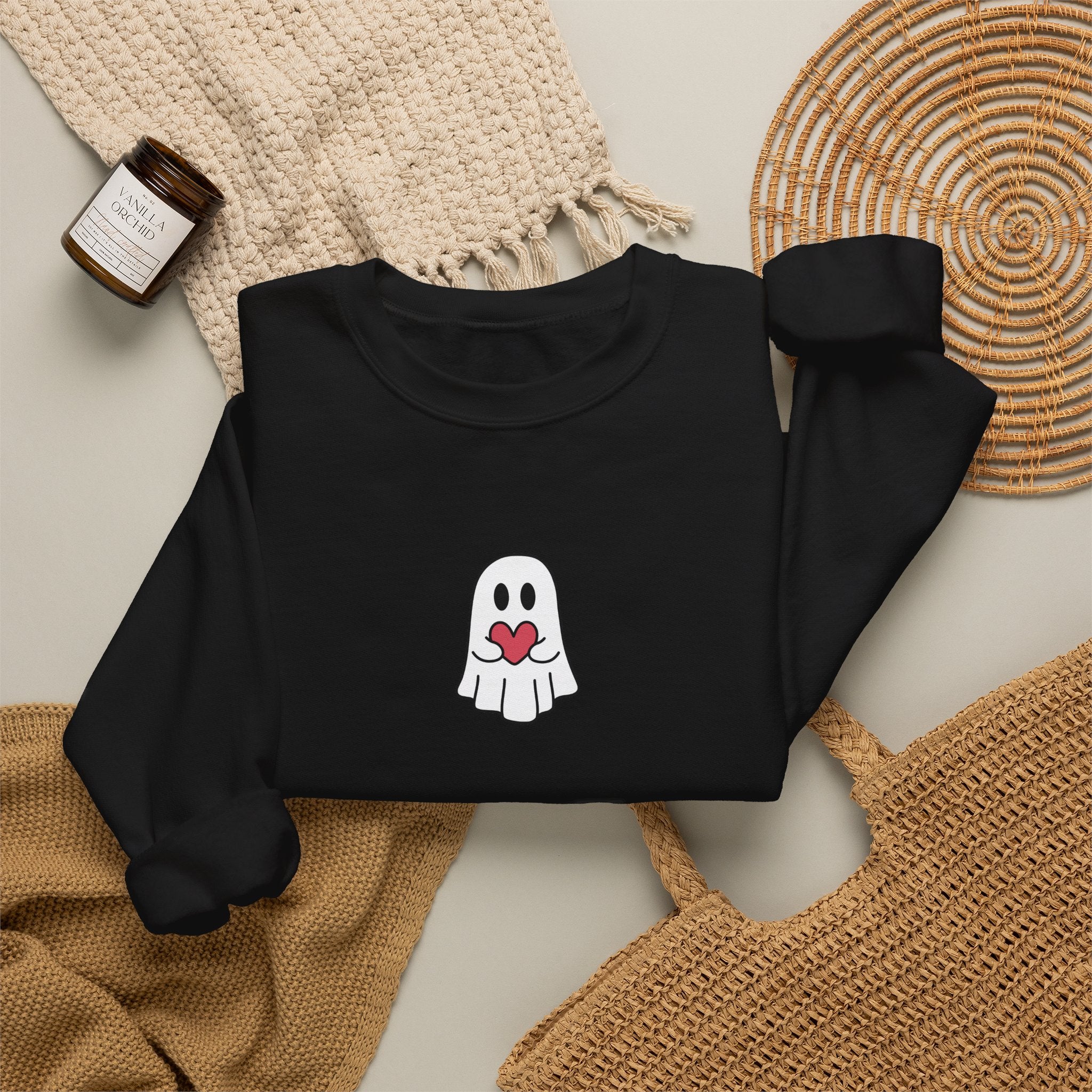 Ghosty Heart Crewneck