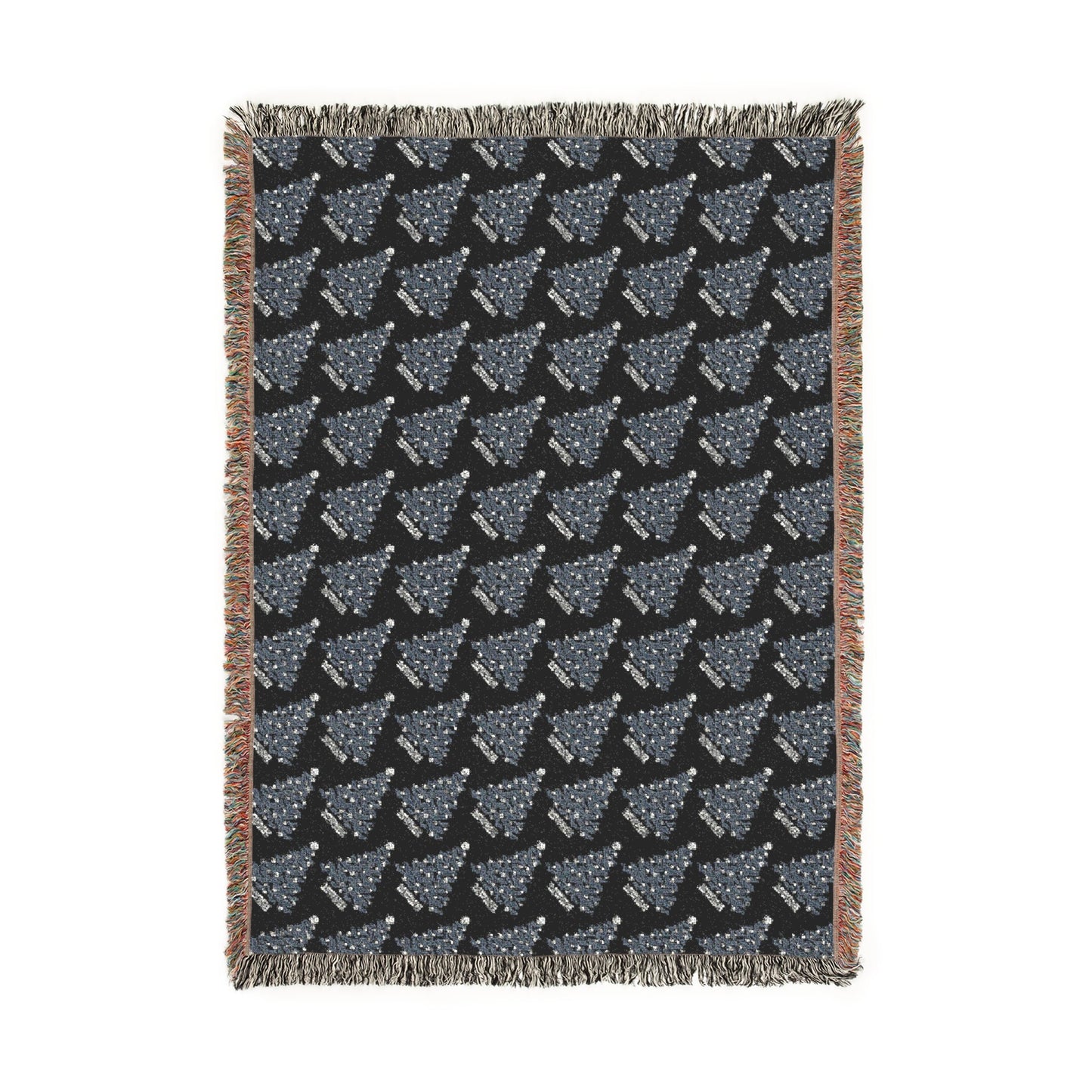 Xmas Bone Tree Woven Blanket