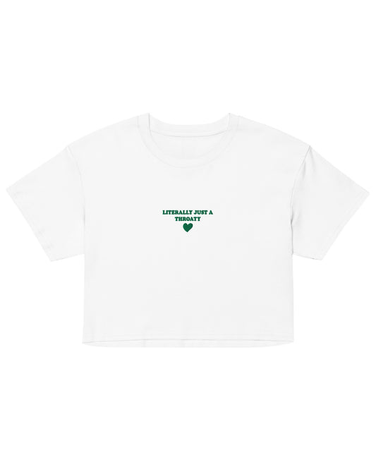 Throaty Cropped Tee