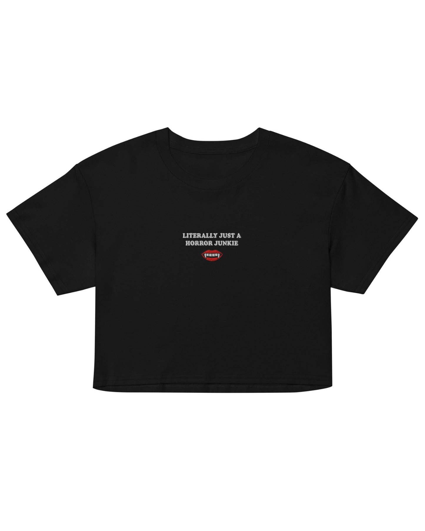 Horror Junkie Cropped Tee
