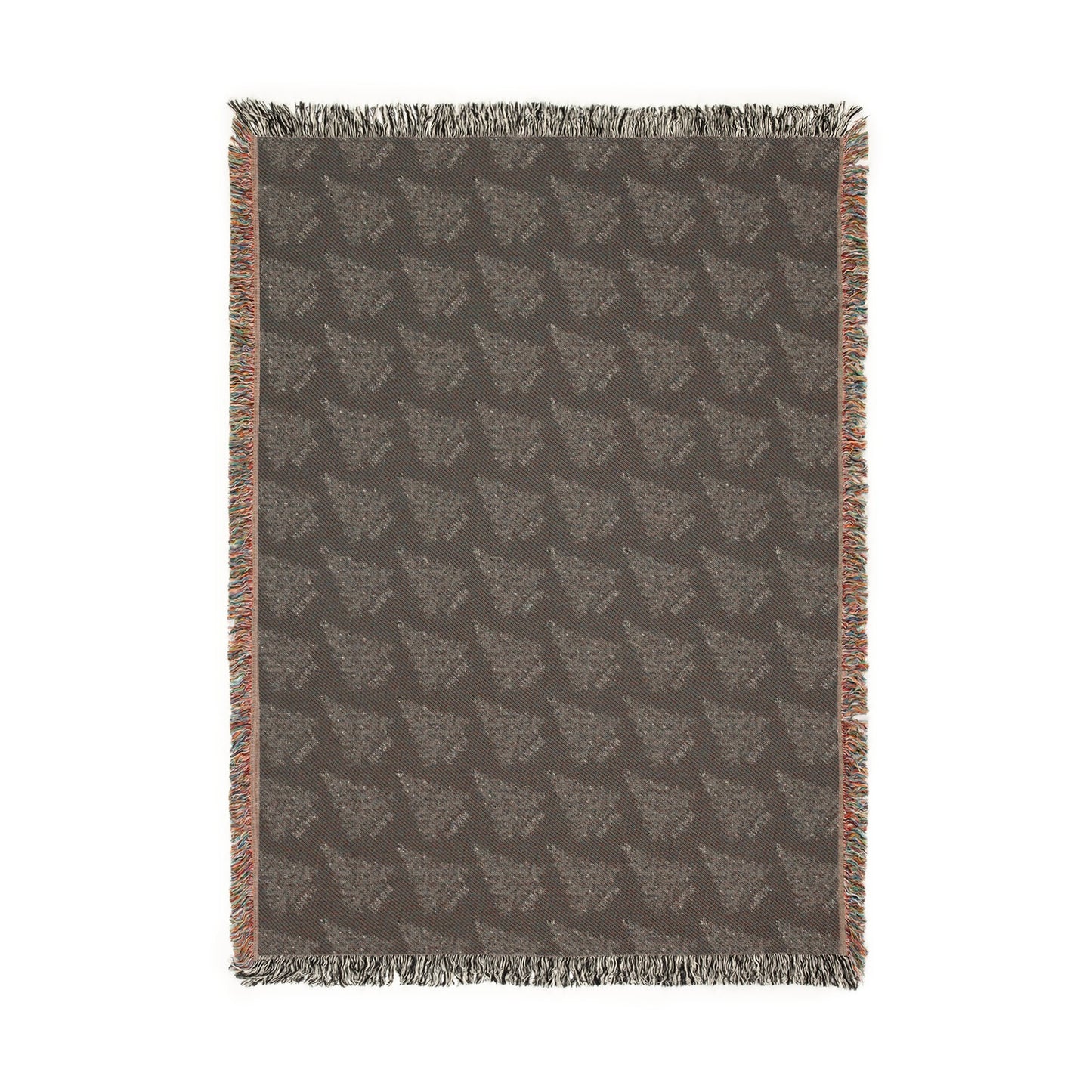 Xmas Bone Tree Woven Blanket