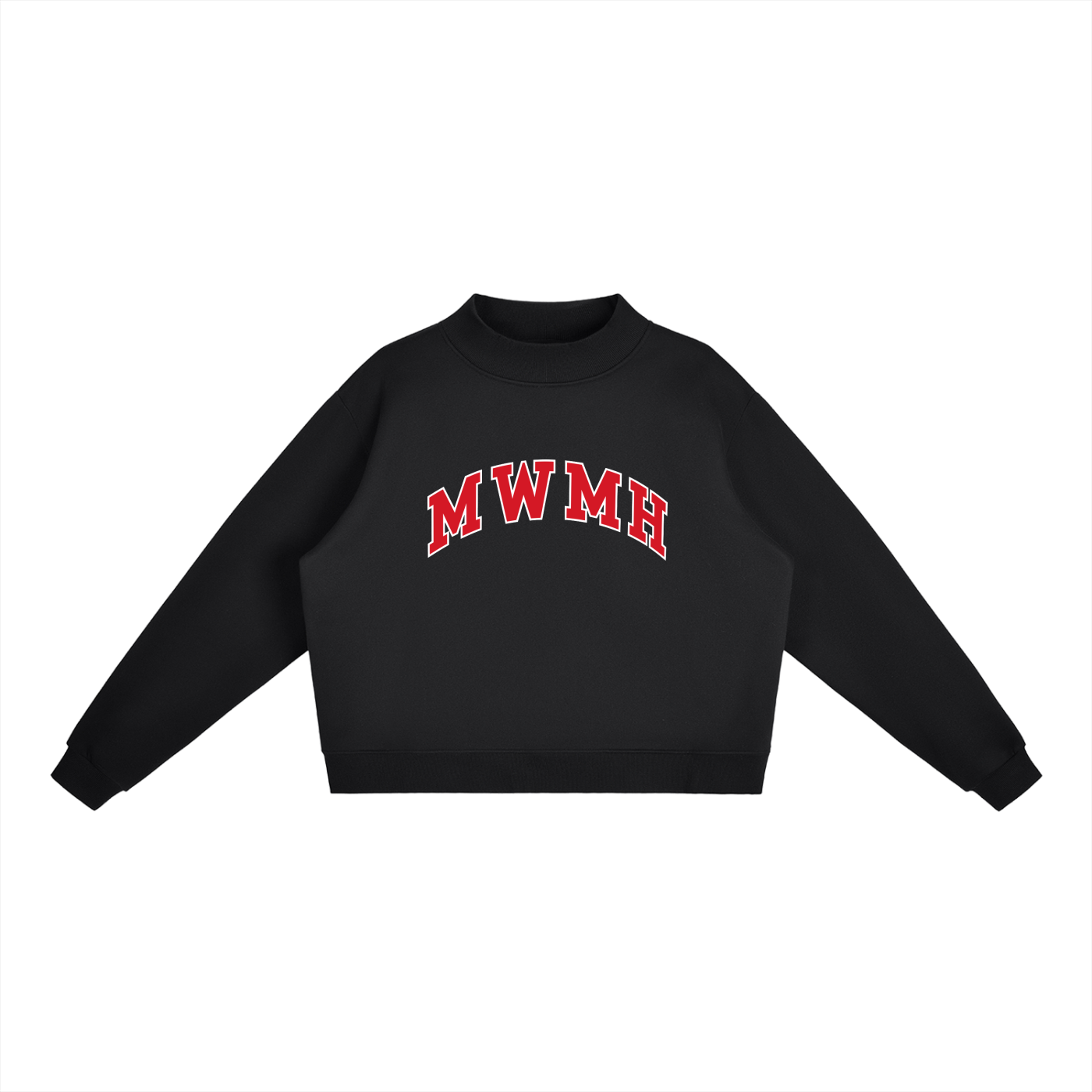 MWMH Varsity Oversized Mock Neck